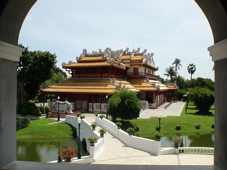 Phra Thinang Wehart Chamrun Residential Hall (Chinese Pavillion), Bang Pa-In, Ayutthaya Province