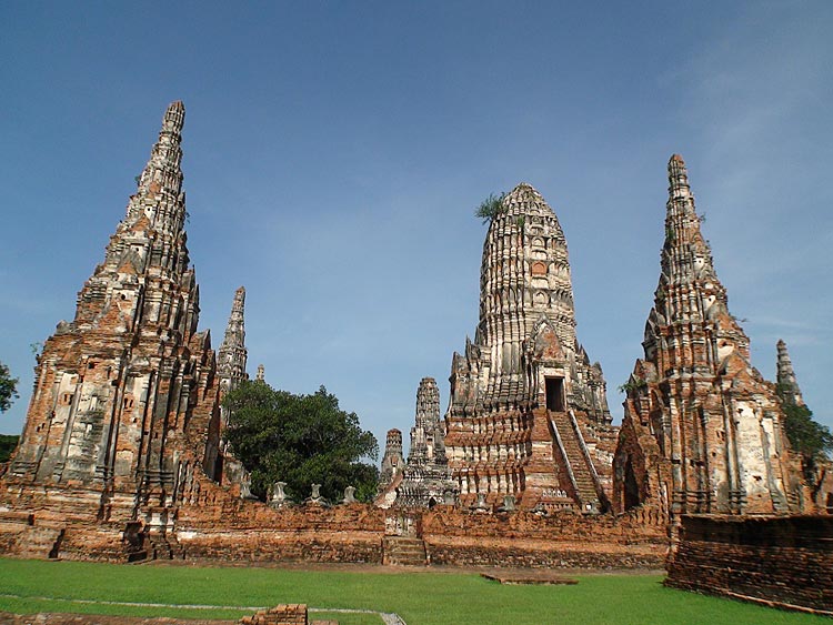 At Wat Chai Wattanaram, Ayutthaya