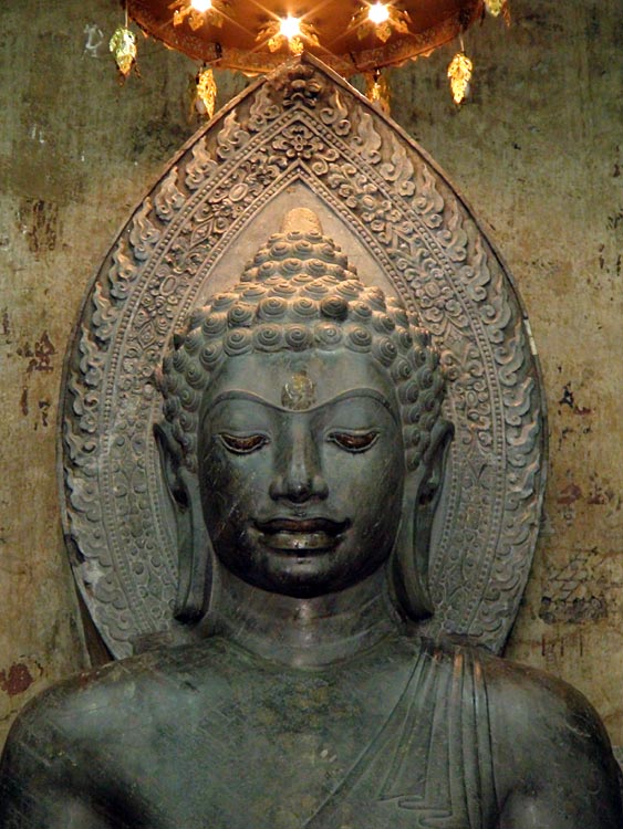 Head of Phra Khantarat Buddha Image