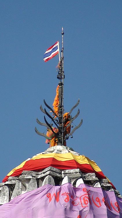 Top of the prang at Wat Phutthaisawan, Ayutthaya