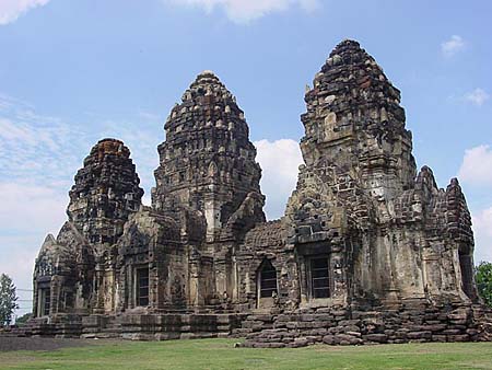 Three Prangs at Phra Prang Sam Yod, Lopburi